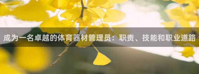 耀世平台代理多少钱一次：成为一名卓越的体育器材管理员