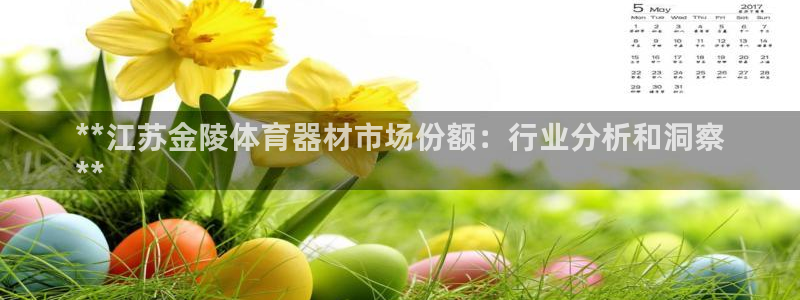 耀世平台负责人是谁：**江苏金陵体育器材市场份额：行