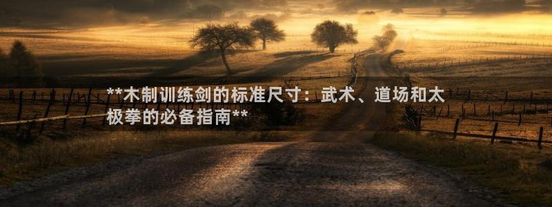 耀世娱乐平台官网首页：**木制训练剑的标准尺寸：武术