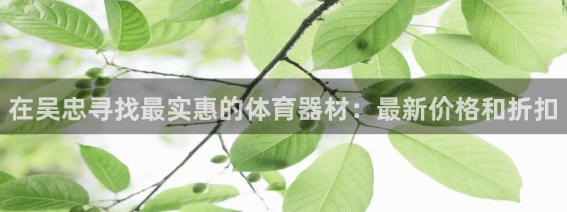 耀世什么意思：在吴忠寻找最实惠的体育器材：最新价格和