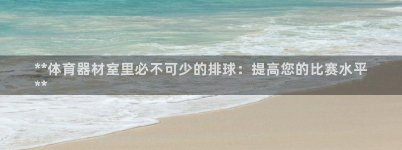 耀世是什么游戏：**体育器材室里必不可少的排球：提高