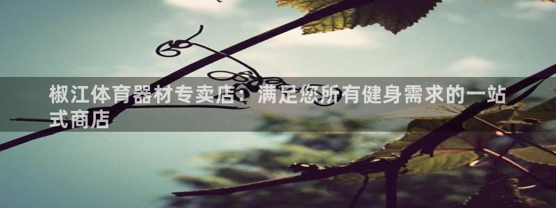 耀世集团四个字的图片：椒江体育器材专卖店：满足您所有