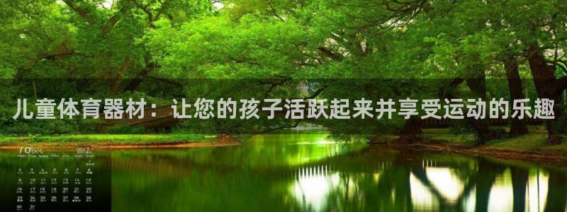耀世集团董事长耀阳：儿童体育器材：让您的孩子活跃起来