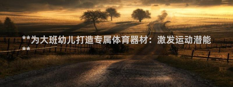 耀世娱乐网站下载：**为大班幼儿打造专属体育器材：激
