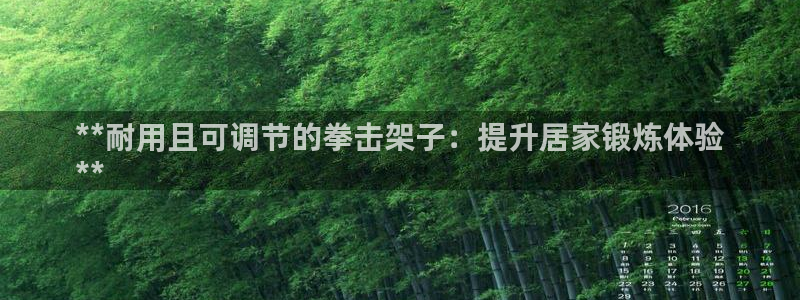 耀世娱乐app下载官网：**耐用且可调节的拳击架子：