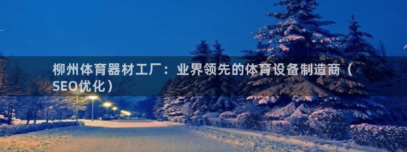 耀世传媒好吗：柳州体育器材工厂：业界领先的体育设备制