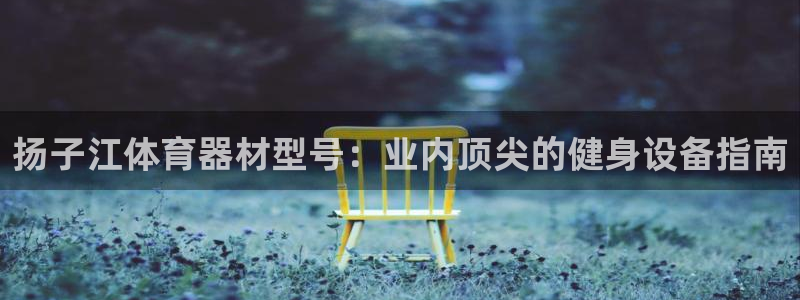 耀世平台的运营模式：扬子江体育器材型号：业内顶尖的健