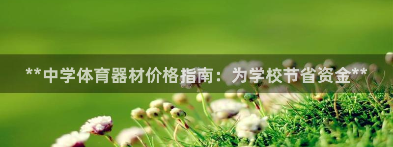 耀世平台物7O777：**中学体育器材价格指南：为学