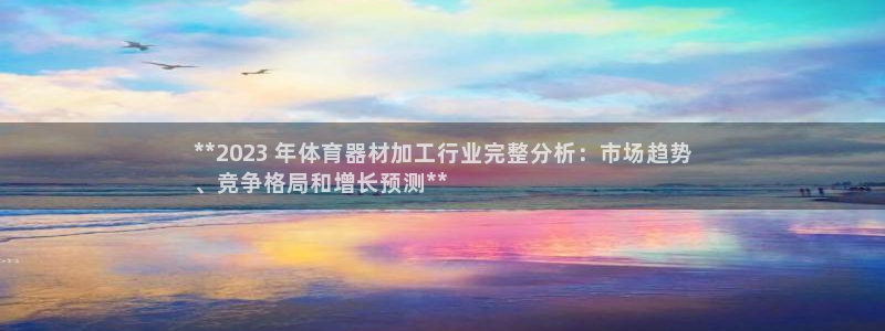 耀世影视：**2023 年体育器材加工行业完整分析：