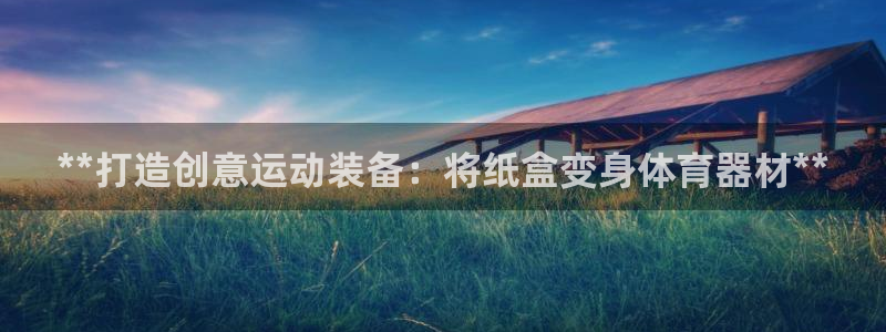 耀世娱乐圈主管什么：**打造创意运动装备：将纸盒变身