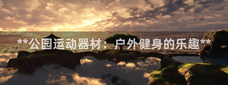 耀世娱乐平台巴7O777：**公园运动器材：户外健身