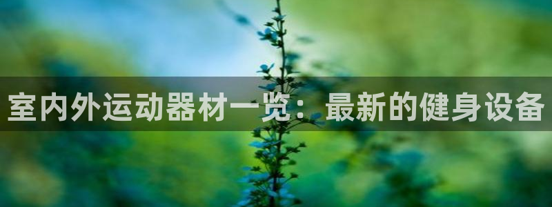 耀世集团王大聪图片：室内外运动器材一览：最新的健身设