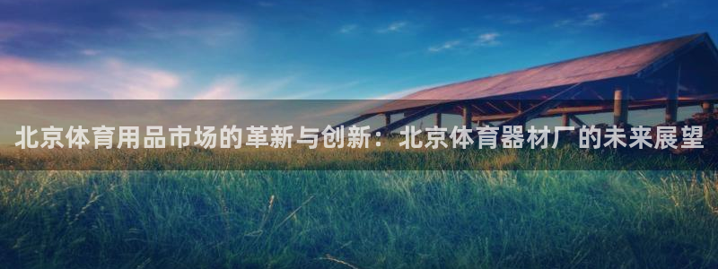 耀世娱乐腾讯分分彩：北京体育用品市场的革新与创新：北